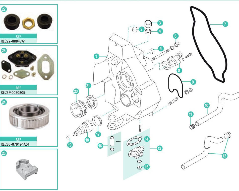 Mercruiser Gimbal Housing Bravo