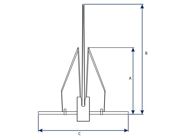 Lewmar LFX Aluminium-Anker 3,2kg/7lbs