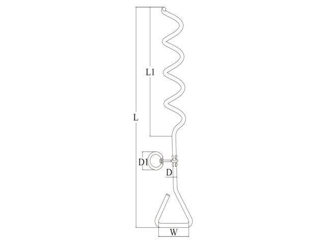 Spiral-Boden-Anker 420mm