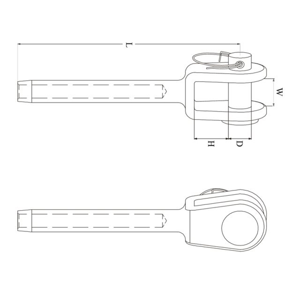 Talamex Gabelterminal Draht Ø 3 mm