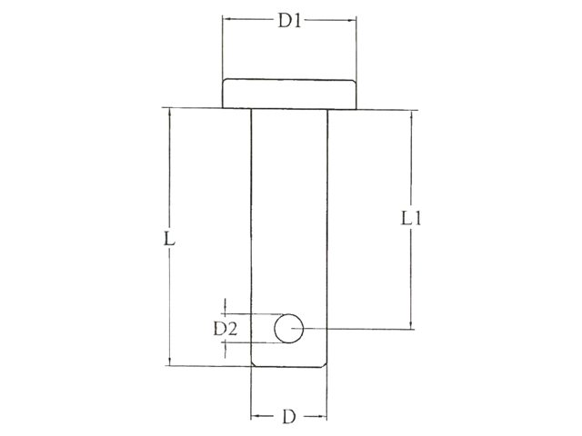 Talamex Steckbolzen Ø 4.75 mm x 19 mm 2 Stück Edelstahl