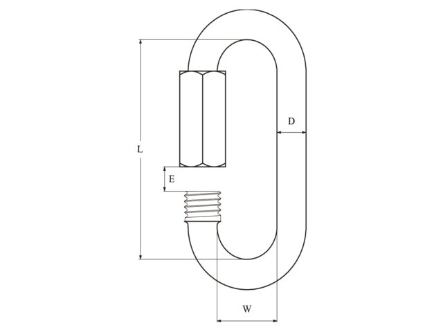 Talamex Kettennotglied 41 x Ø 5mm