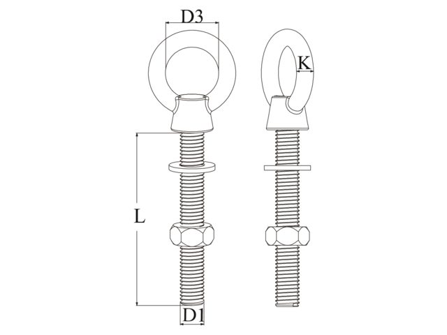 Talamex Augbolzen Ø 12 x 120mm