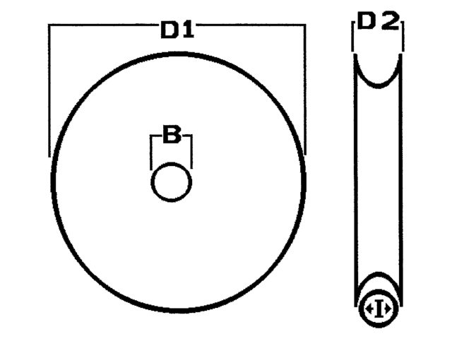 Tauscheibe Hartgewebe 30mm