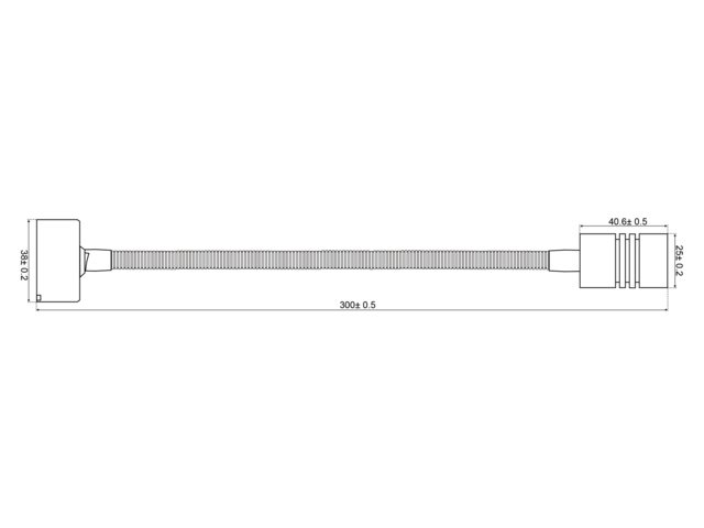 LED Leselampe 10-16V 2700k flexibel