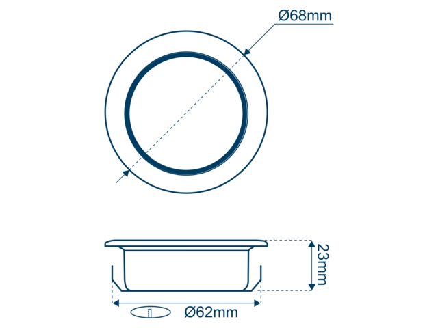 LED 10 Einbauleuchte 12V