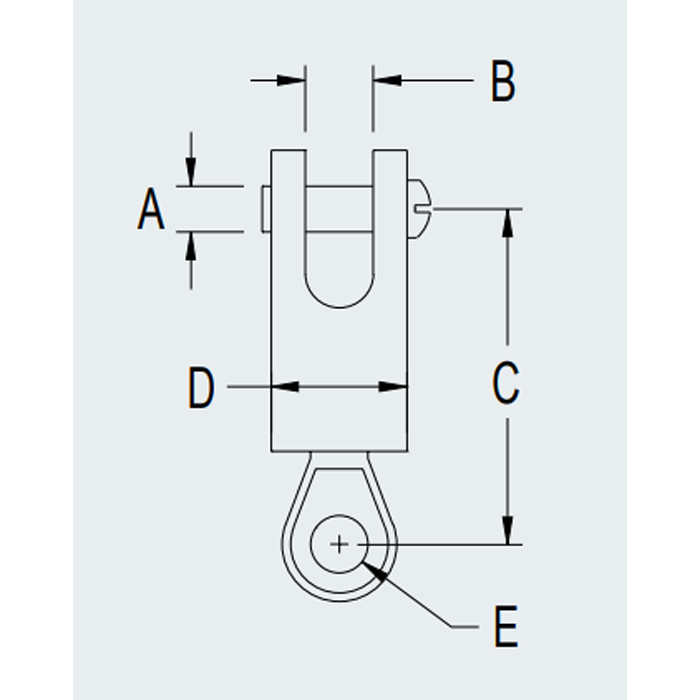 Ronstan RF78B Toppwirbel Edelstahl Maße