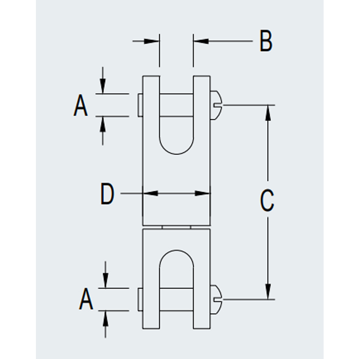 Ronstan RF78A Wirbel kugelgelagert Edelstahl Maße