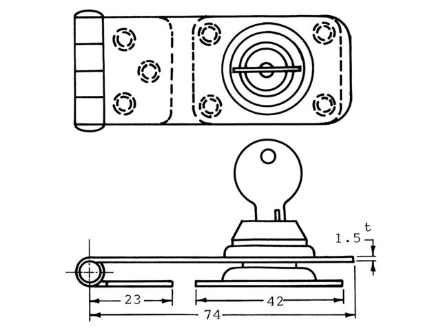 Überwurf Edelstahl 30mm
