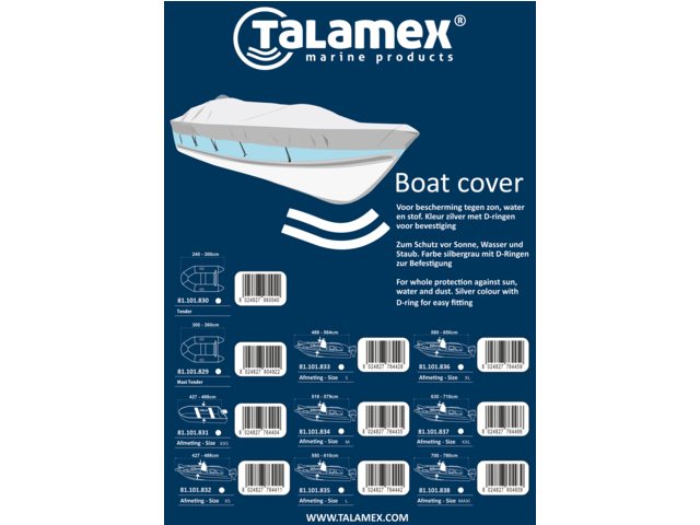 Boot Persenning Maxi (700-780cm)