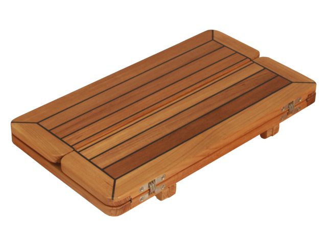 Teak-Tischplatte 68x80cm