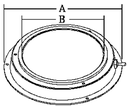 Kajütenlampe 4 " Messing