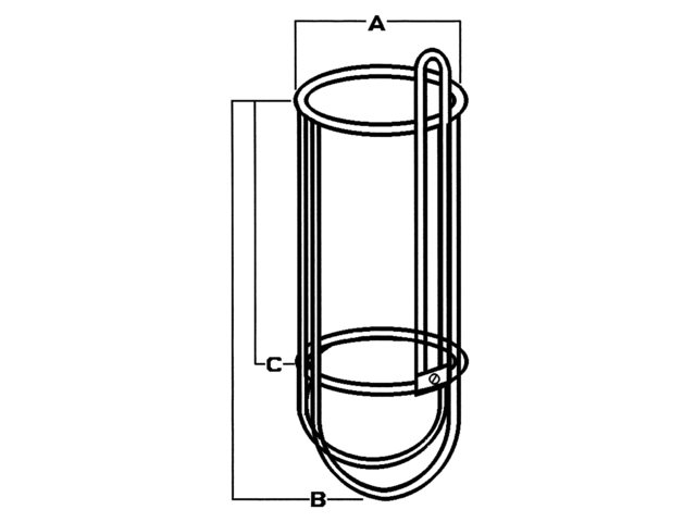 Nawa Fenderkorb Innenmaß Ø 260 mm Maße