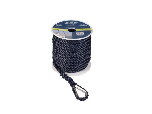 Talamex Ankerleine Ø 10mm x 20m schwarz Polyester