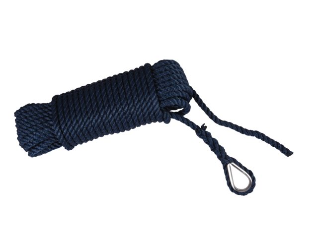 Talamex Superlene Ankerleine Ø 10 mm x 20 Meter Weiß Polypropylen