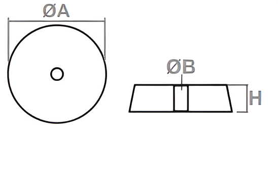 Aluminium Anode passend für Yanmar 70-85 PS