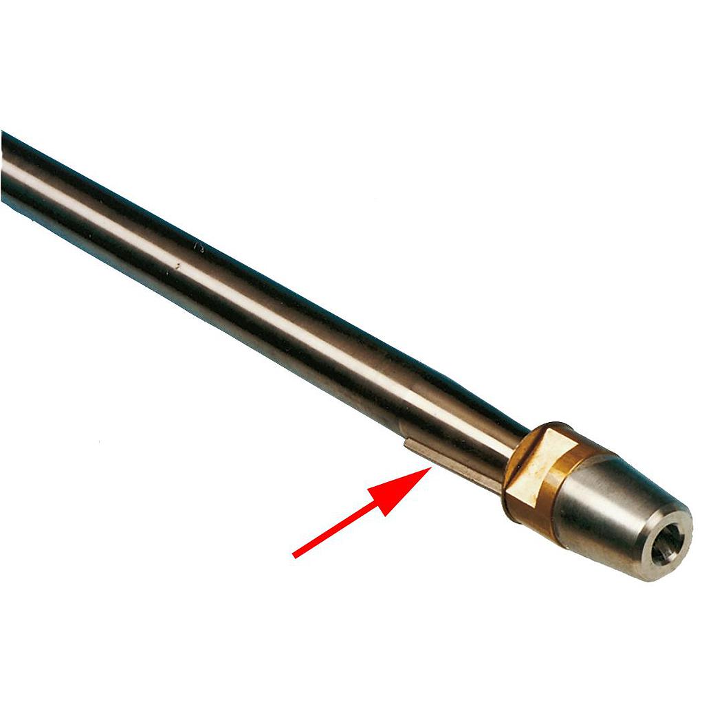 NIRO 316 Propellerwelle Keil  6x6x50mm (bxhxl) (Shaft 25mm)