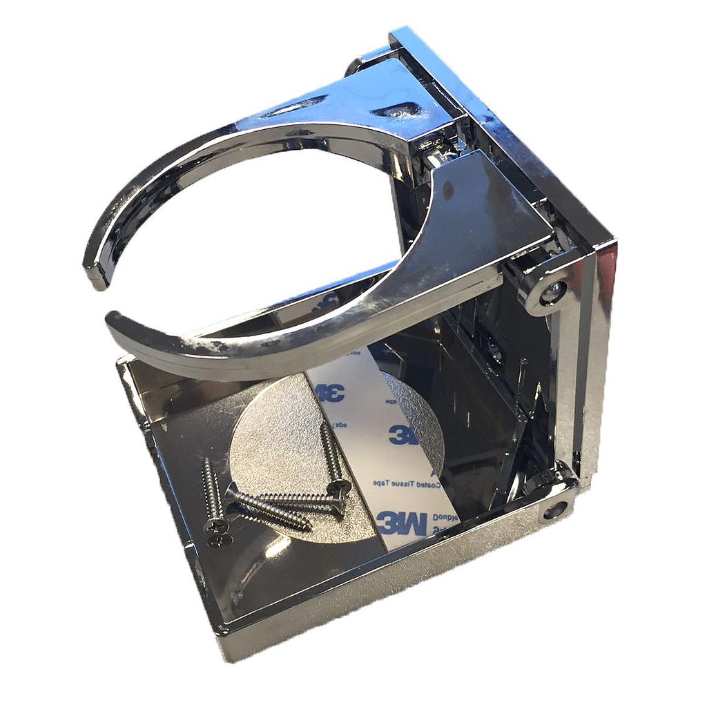 Kunststoff Getränkehalter  klappbar und verchromt