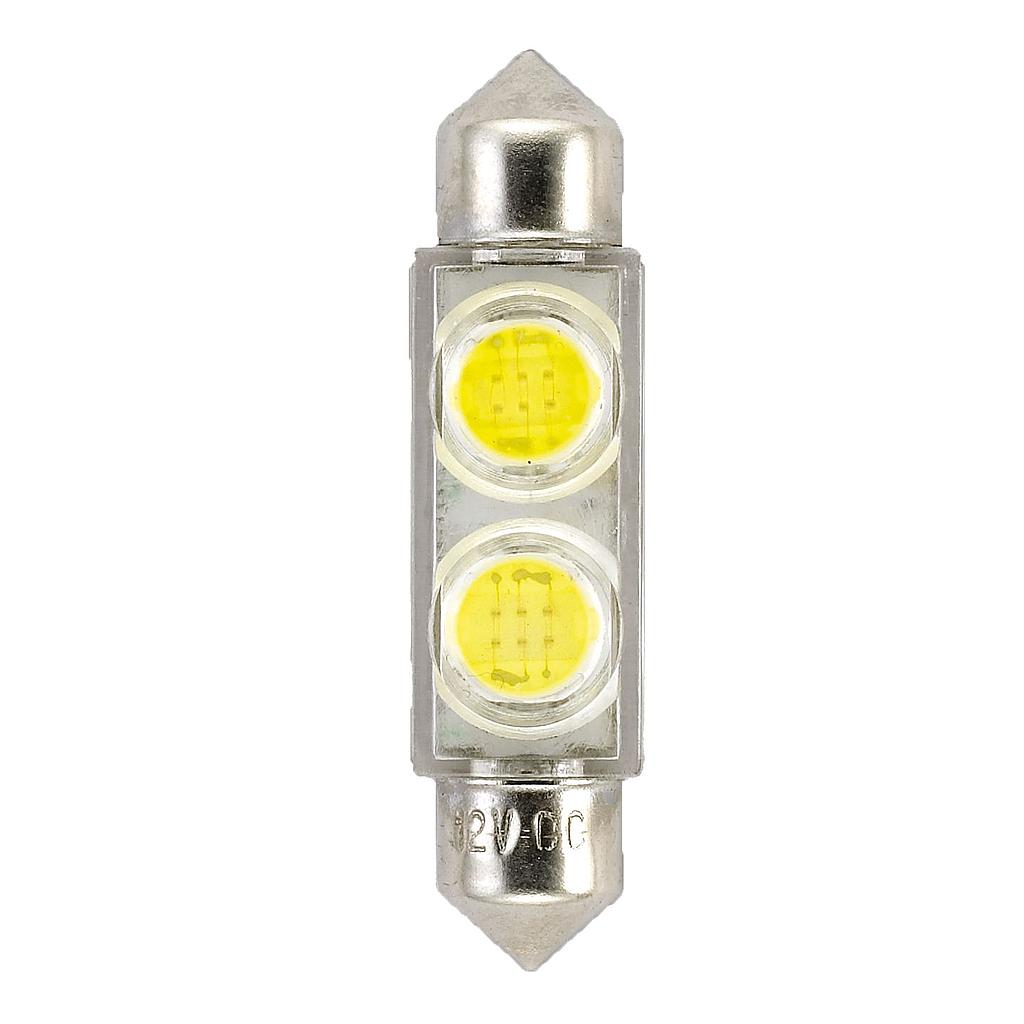 LED-Soffittenlampe  12V  0 98W  38x10mm  Lichtfarbe: Warm White