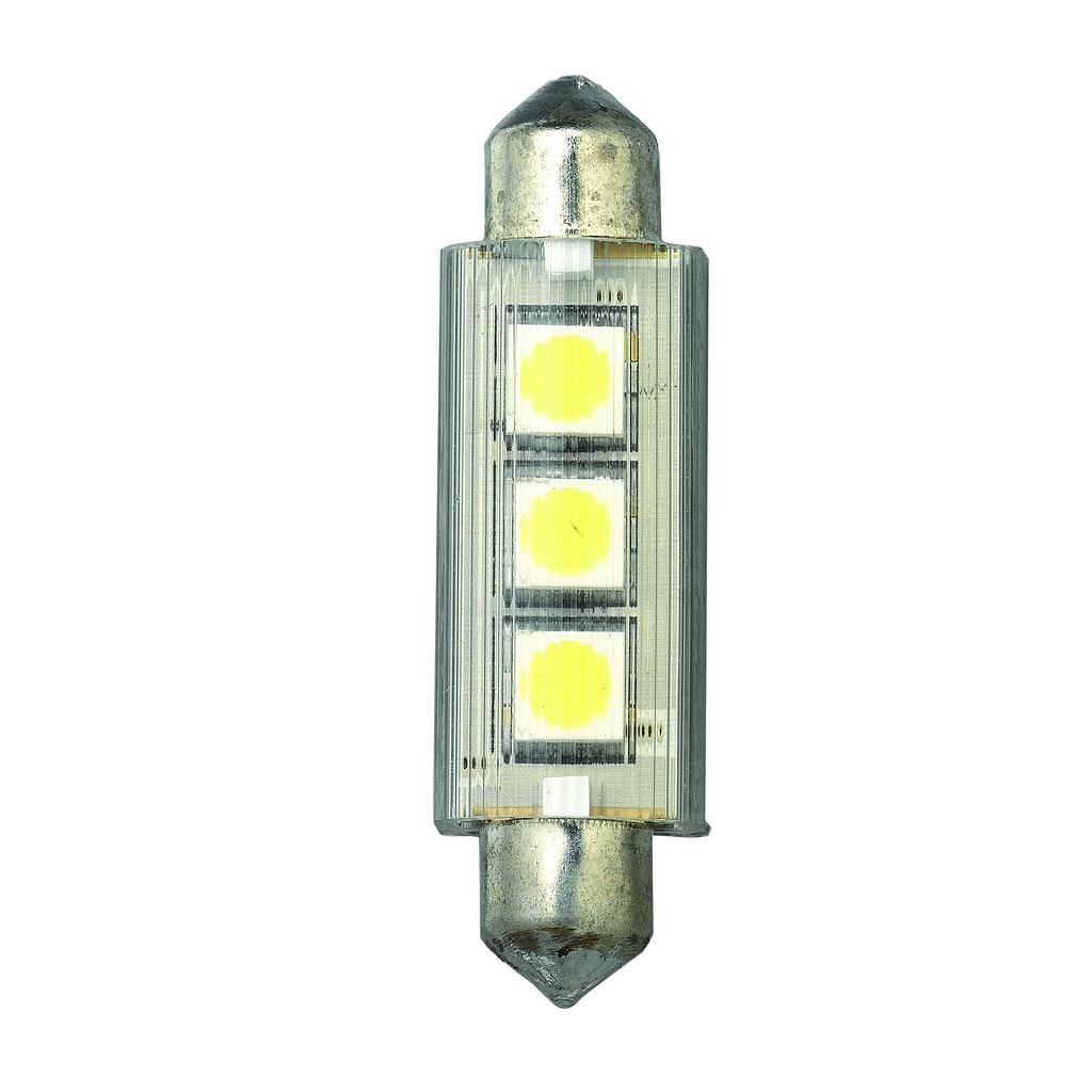 LED-Soffittenlampe  12V  0 5W  42x12mm  Lichtfarbe: Warm White