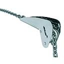 NIRO Ankerbugrolle  L=370mm  B=72  H=185mm ( festes Modell mit beweglicher Rolle  bis 15 0kg )