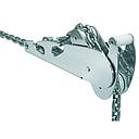 NIRO Ankerbugrolle  A=500mm  B=90mm  C=120mm ( kippbar  bis 20 0kg )