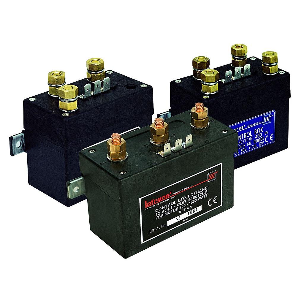 Magnetschaltersatz 12V/130A  500-700W  4-Pole  wasserdicht