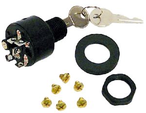 Sierra Messing Zündschloß  3-magnetische Positionen  off-run-start  max. Wandstärke 16mm (5/8)  5-Polig"