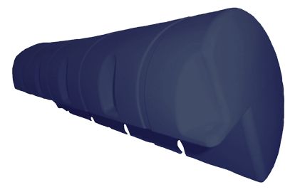 Dockfender  1100x240x240mm  6 0kg  Blau ( maß 2 )