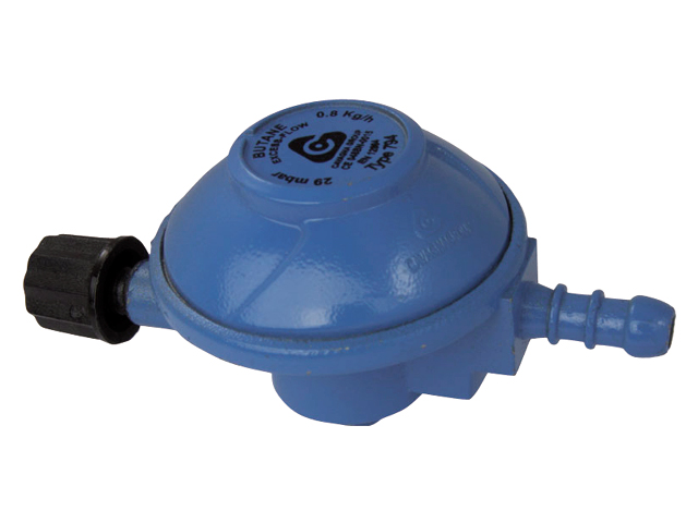 Talamex Gasdruckregler für Campinggasflaschen mit 8mm Schlauchtülle