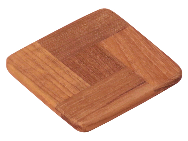 Teak Glasuntersetzer (4ST)