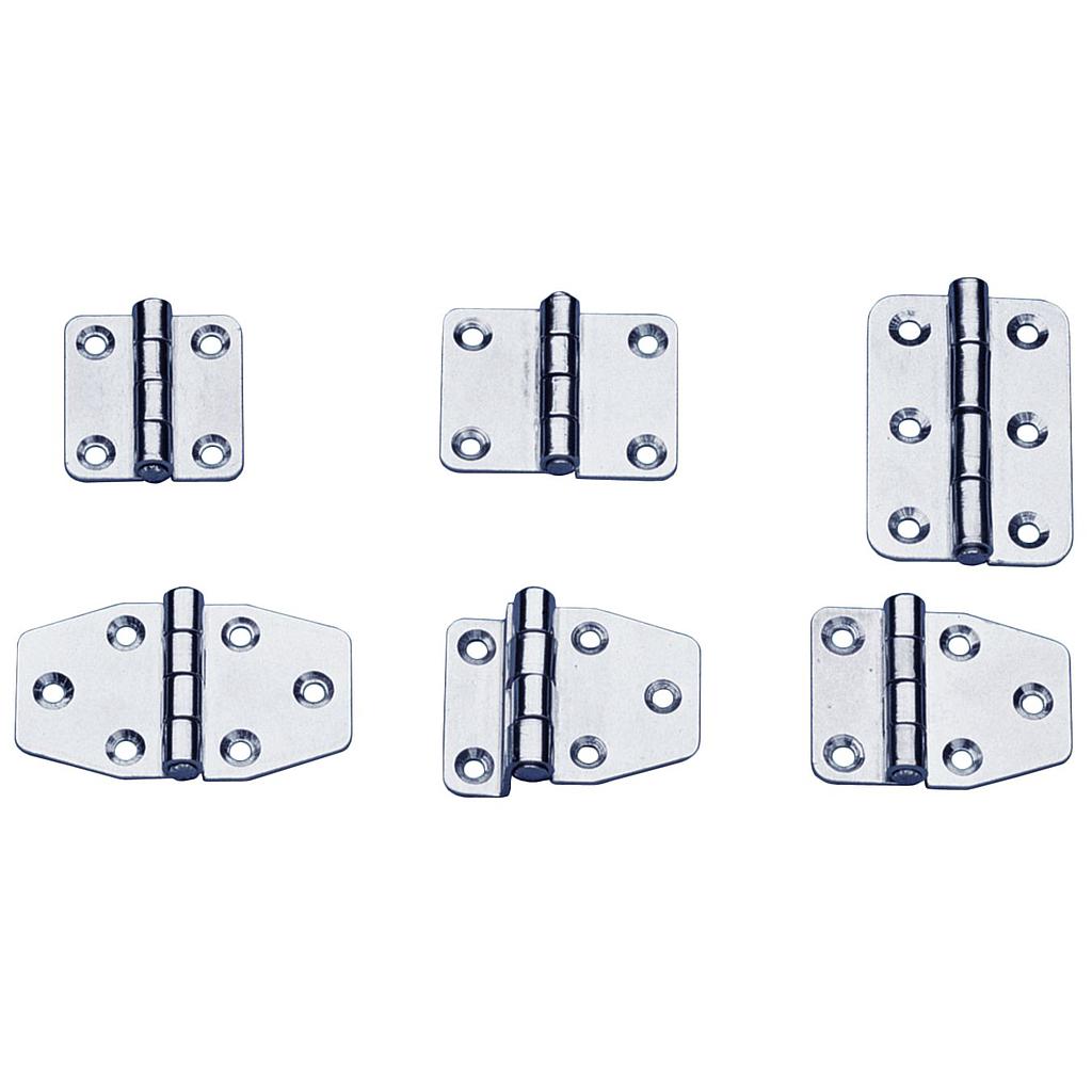 Edelstahlscharnier L=050 mm Bohrung 4 mm