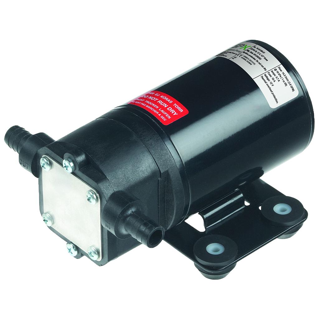 Johnson Pump selbstansaugende Mehrzwechpumpe F2P10-19  24V  15l/min  Schlauchanschluss 1/2 ( Ø13mm )  172x117x78mm ( lxbxh )  Gewicht 1 6kg"