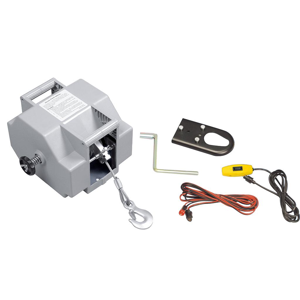 Elektrische Trailerwinde 12V   Dreht zweiseitig