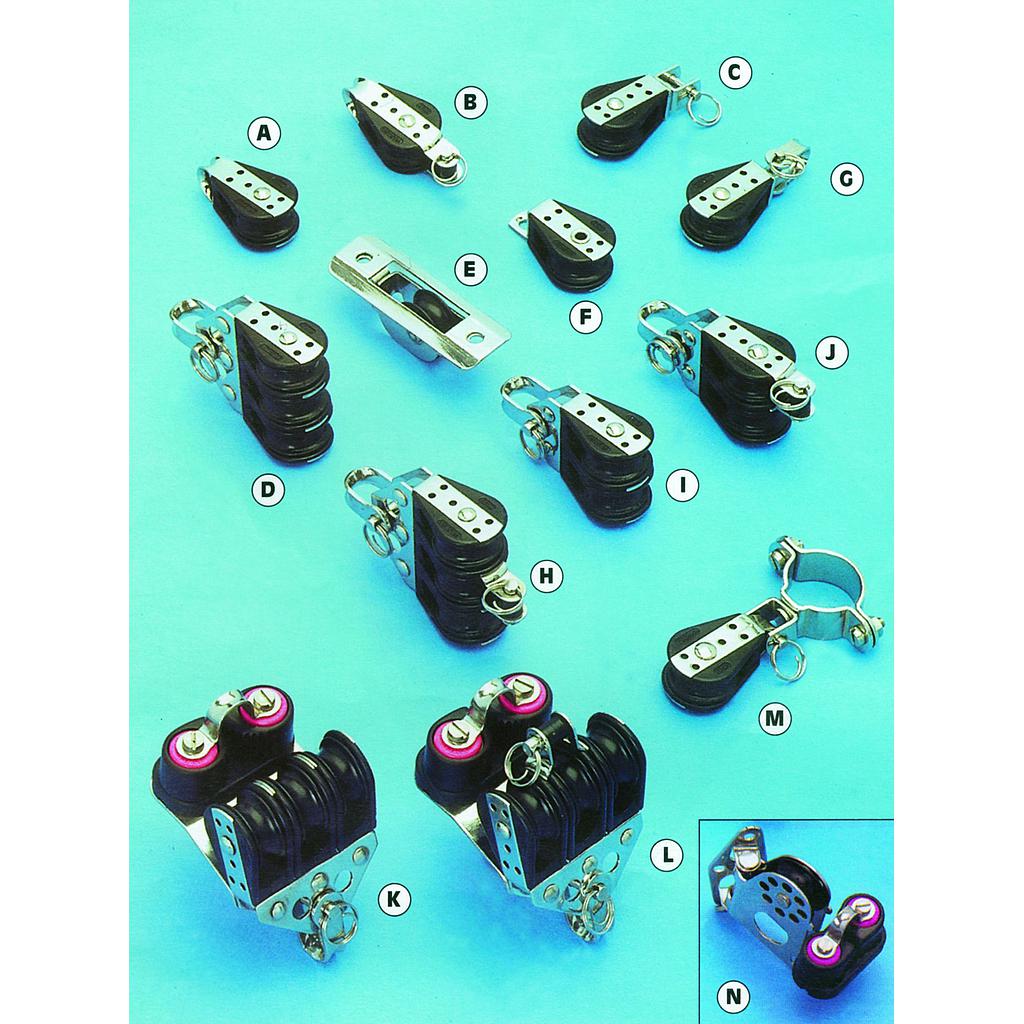 Kunststoff Einscheibenblock ( mit Wirbel )