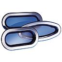 Lewmar Edelstahl Seitenfestfenster Gr8 Trim chrom