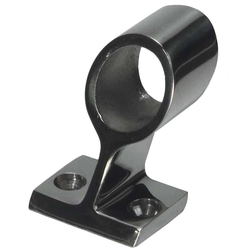 NIRO Handlauf-Mittelstück 60°  Ø22 25mm  H=49mm