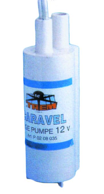 Trinkwasser-Tauchpumpe Caravel"  12V / 2A  Ø35 5mm  Schlauch Ø9mm ( Passt in fast jeden Wasserkanister )"