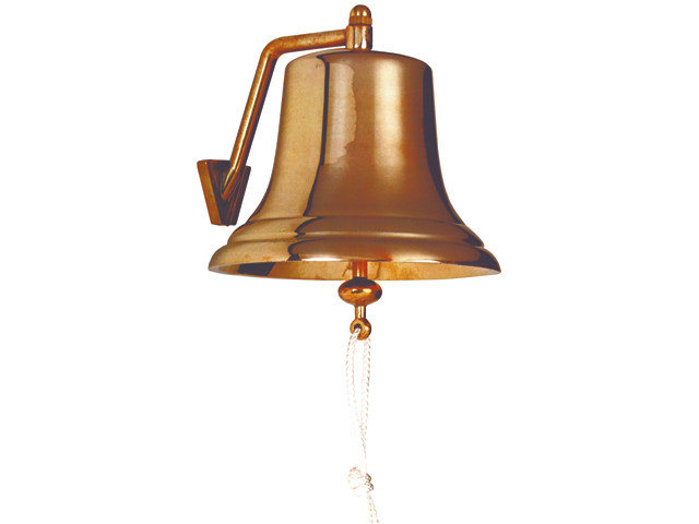 Glocke Messing m Halter 30cm