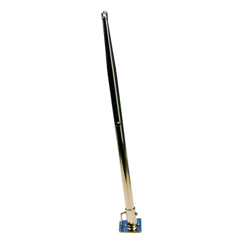 Relingsstützen 2 x Loch (30,5 + 62 cm) H = 610 mm