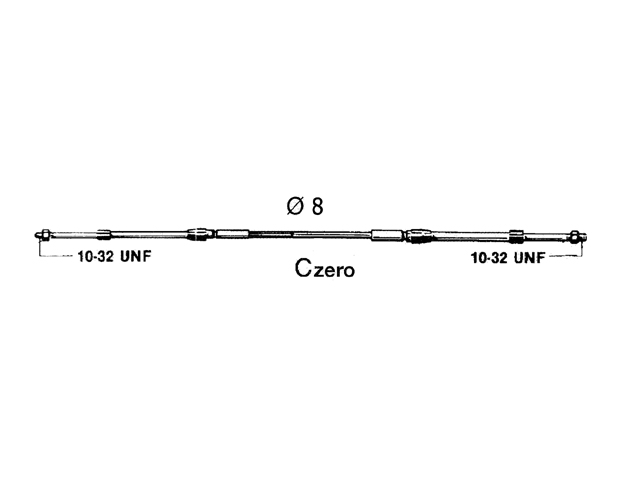 UF Schaltkabel Mach Zero 7ft 2,14m