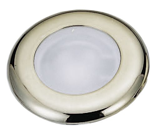 Kunststoff LED-Deckenleuchte (CE RoHS) mit Crom Ring  12V/1 8W
