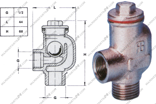 Messingbelüfter 1/2"