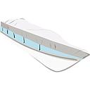 Talamex Persenning / Bootspersenning Super Tender 300-360cm silbergrau