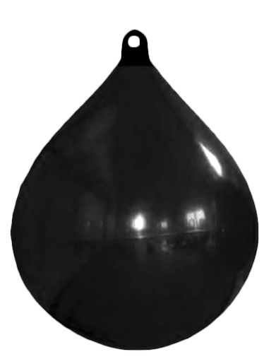 Solid Head Boje  Ø350  L=480mm  Schwarz mit Schwarzem Kopf ( maß 1 )