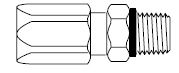 Racor Koperleidingfitting 10mm  M16 x 1-1/2