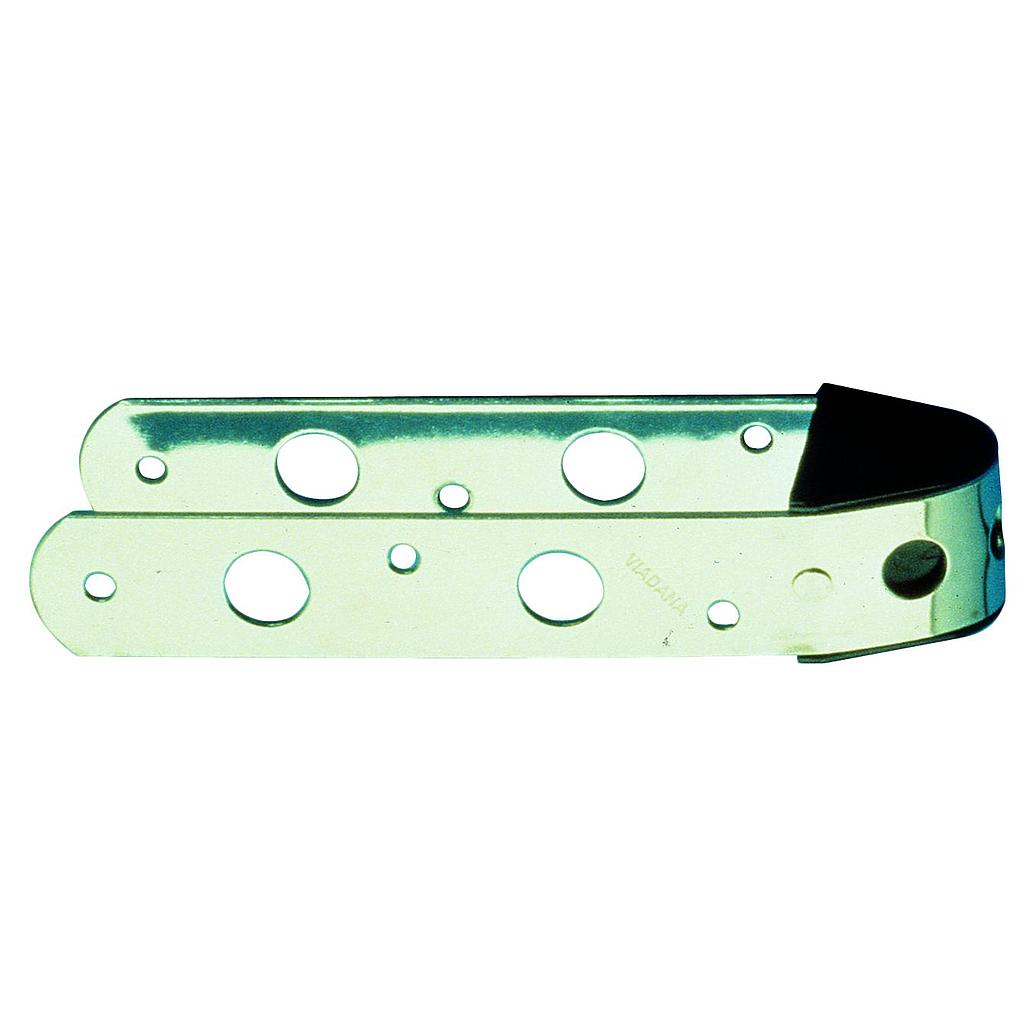 NIRO Runderbeschlag für Zapfen Ø10mm  L=132mm