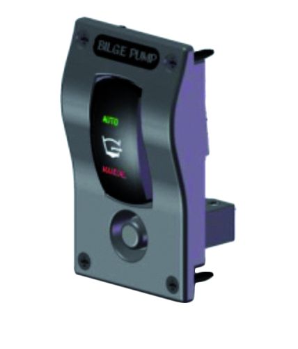 Einzell wirkende Schalttafel  60x100mm  Bilge Schalter