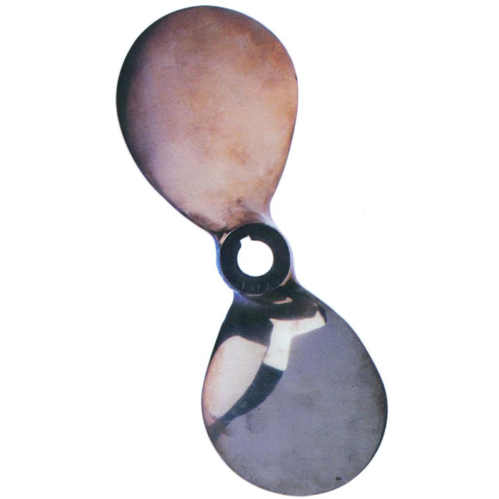 Scheepsschroef  Brons  K11 2-blads  15x11  25mm  Rechts