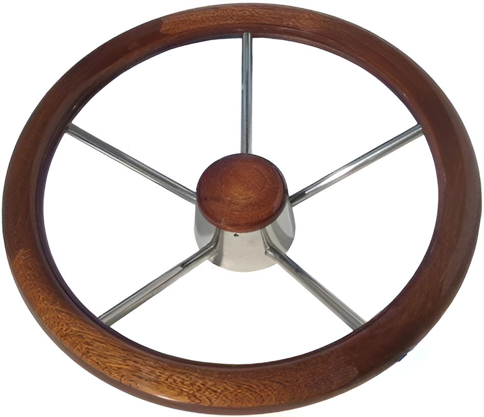 350 mm Goldenship Steuerrad / Bootslenkrad Madera